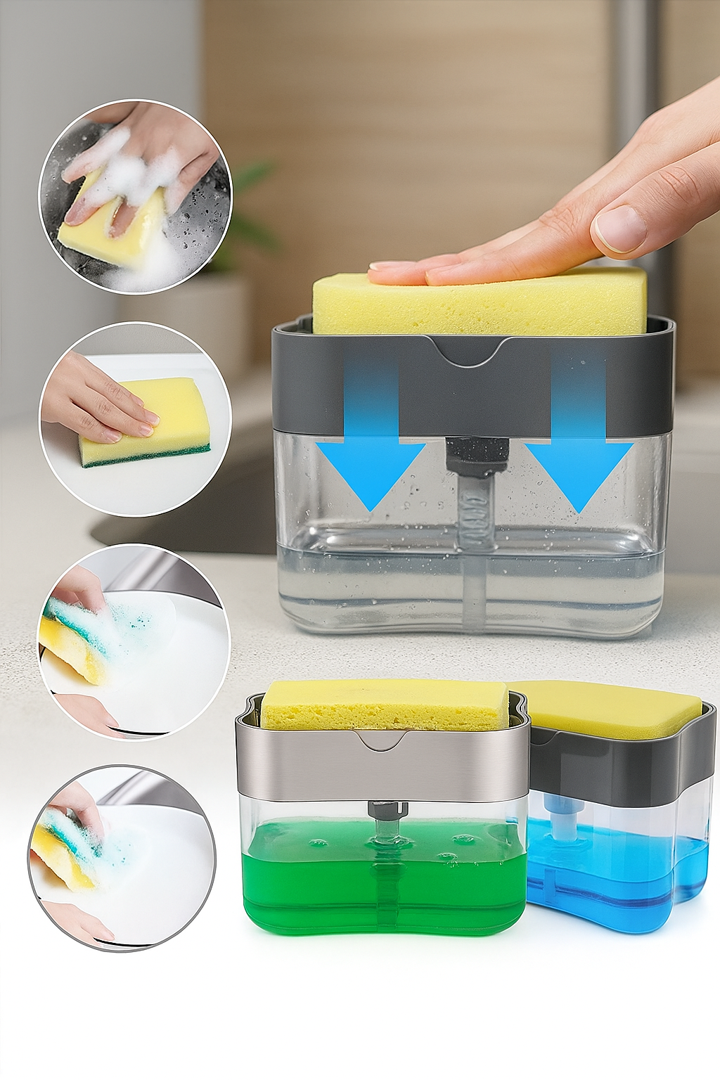 Seifenspender mit Druckfunktion